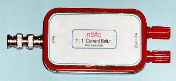 1 to 1 Current Balun