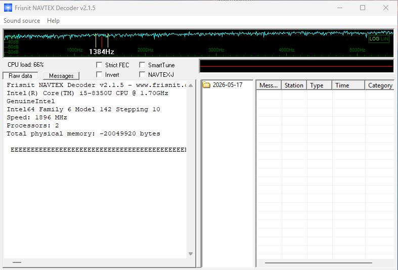 Navtex decoder