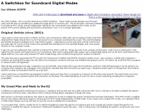 A Switchbox for Soundcard Digital Modes