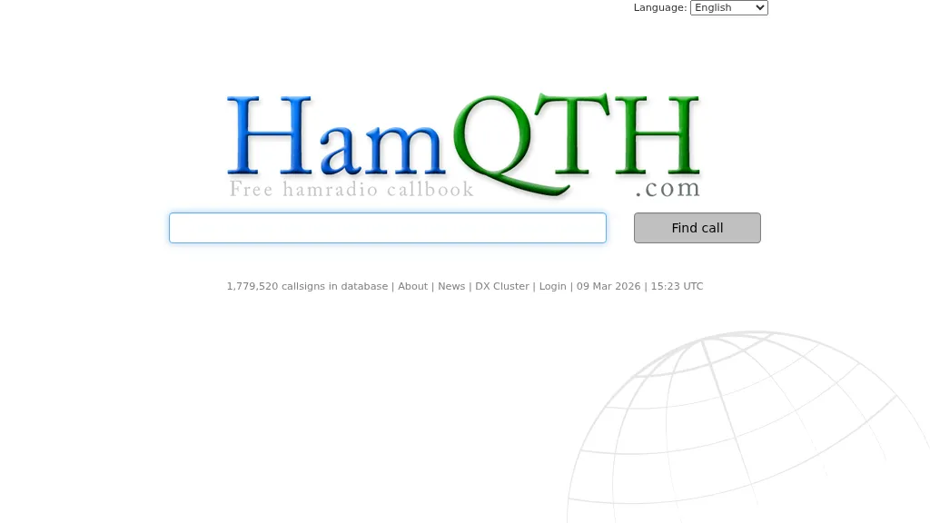 HamQTH Free Callsign Server