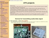 IW3GRX ATV projects