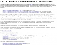 Guide to K2 Modifications
