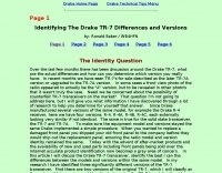 Identifying The Drake TR-7