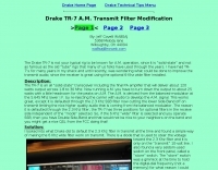 TR-7 Transmit Filter Modification