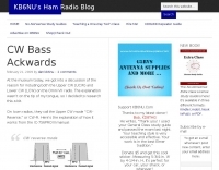 CW Bass Ackwards