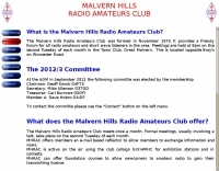 Malvern Hills Radio Amateurs Club
