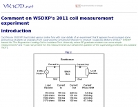 Coil measurement experiment