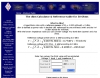dbm Calculator