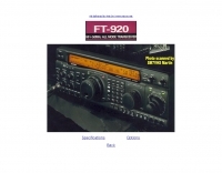 FT-920 specifications