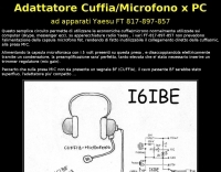 How adapt a PC mic to Yaesu FT 857 897 817