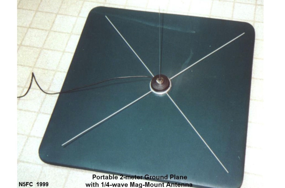 Portable VHF Ground Plane