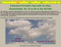2-El Portable Yagi for 10-20 mt