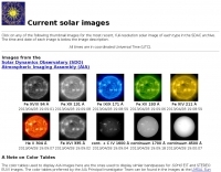 Current solar images