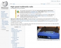 High-speed multimedia radio