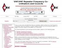 RAC Frequency Coordination