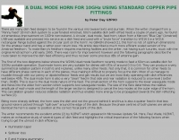 A Dual Mode Horn Antenna
