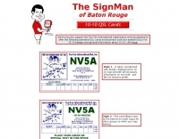 The SignMan QSL cards