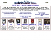 Code Practice Oscillator Museum