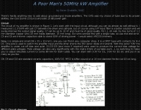 50MHz kW Amplifier