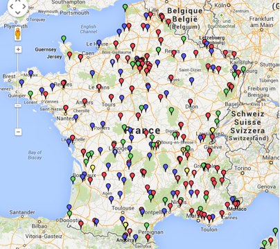 France Repeater list