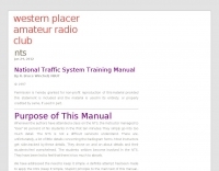 National Traffic System Training Manual