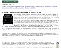 Amplifiers - Care and Feeding