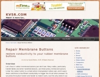 How to repair membrane buttons