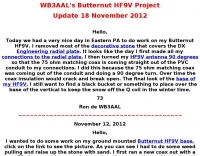 Butternut HF9V Project