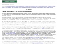 About HF Amplifiers