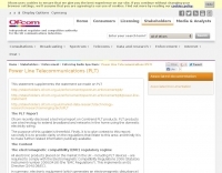 Ofcom PLT
