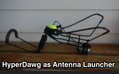Re-purposed HyperDawg as Antenna Launcher