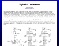 Diigital AC Voltmeter
