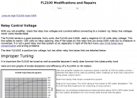 FL2100 Modifications and Repairs