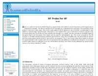 RF Probe for HF