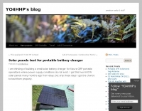 Solar panels test