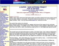 Super Gain NVIS antenna