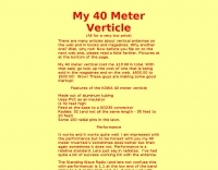 K0WA 40 meter verticle