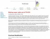 Making super radio out of TS-870