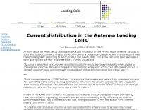 Current distribution in Coils