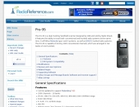 Radio Shack PRO-95 details