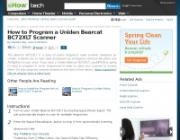 How to Program a Uniden Bearcat BC72XLT