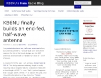 KB6NU End-fed Half-Wave for 20m