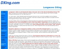 Longwave DXing