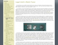 Legal Limit L-Match Tuner