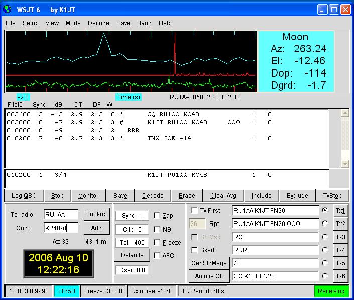 How to get on the Air with JT65A