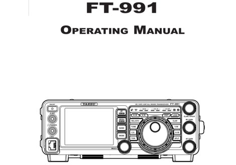 Yaesu FT-991 Manual
