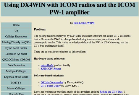 DX4Win and Icom PW-1