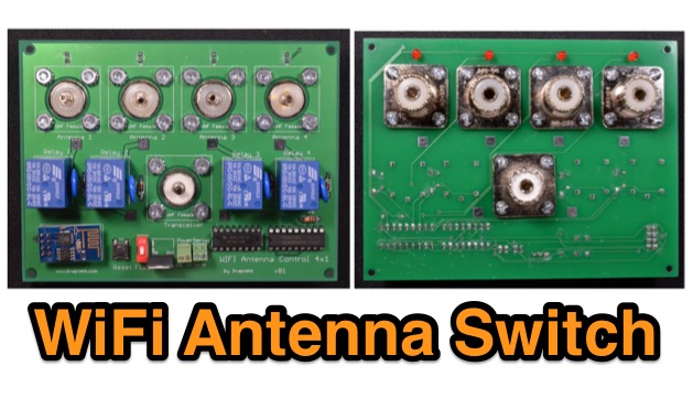 4x1 WiFi Wireless Antenna Switch for Amateur Radio