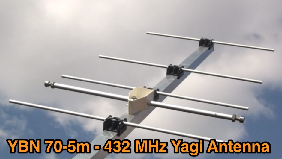 432 MHz 5 elements Yagi