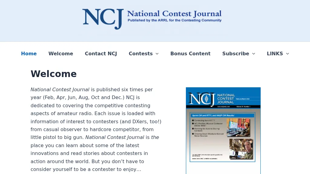 The National Contest Journal